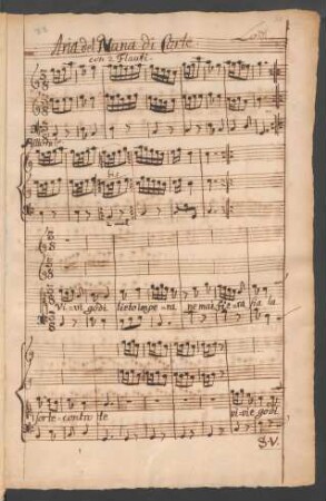 Ascanio. Auszüge; S, fl (2), b