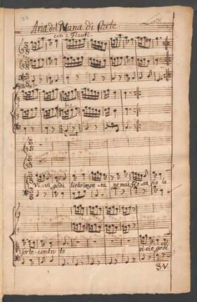 Ascanio. Auszüge; S, fl (2), b