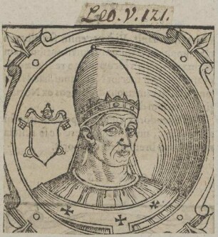 Bildnis von Papst Leo V.