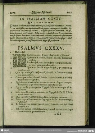 In Psalmum CXXXV.[i.e. CXXXIV.] Psalmus CXXXV.[i.e. CXXXIV.]