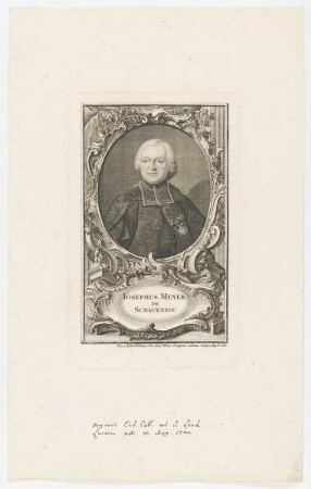 Bildnis des Iosephus Meyer de Schauensee