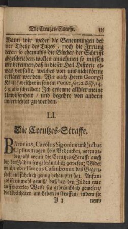 LI. Die Creutzes-Straffe