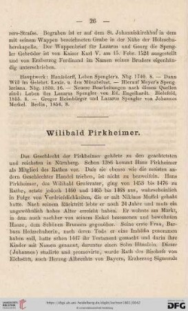 Wilibald Pirkheimer