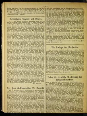 Ueber die berufliche Ausbildung der Kriegsseminaristen