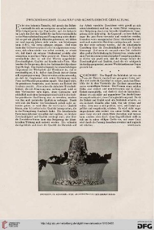 27: Zweckmässigkeit, Qualität und künstlerische Gestaltung