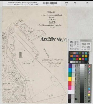 Wenden (Wenden), Separation Möllmicke, Bl. 7 Urkarte I Hünsborn Flur 3