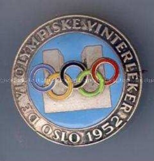 VI. Olympische Winterspiele, Oslo, Teilnehmerabzeichen