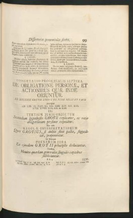 De Obligatione Personae, Et Actionibus Quae Inde Oriuntur.