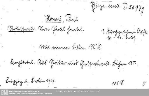 Biographiae eruditorum D 5097.g: Biographiae eruditorum D 5097.g