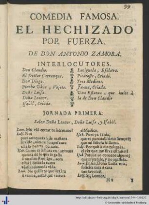 El Hechizado Por Fuerza.