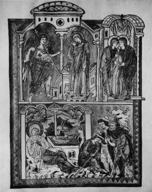 Goslarer Evangeliar: fol. 70 Zweites Titelblatt zum Lukasevangelium