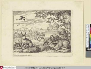 [Drei Hasen; Three rabbits]