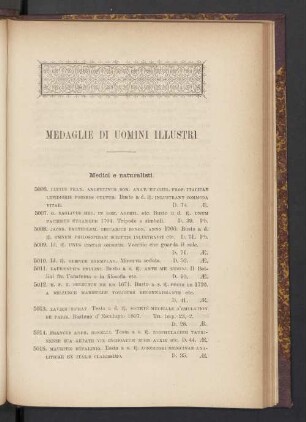 Medaglie di uomini illustri