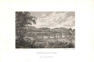 [Teilansicht der Moselbrücke] : Die Moselbrücke zu Trier