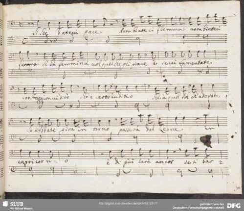 Recitativo e Arioso: Si che datemi pace