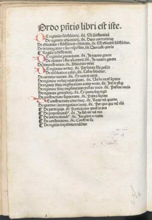 Ordo p[resen]tis libri est iste.