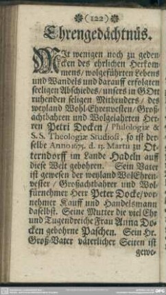 Ehrengedächtnüs