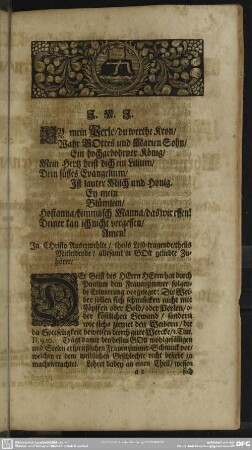 Leichenpredigt : Christliche Gedächtniß-Predigt. Eingang, Abhandlung, Anwendung