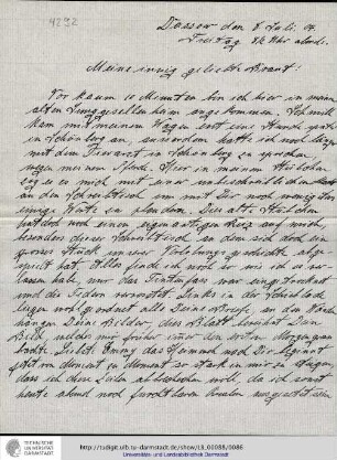 Brief vom 08.07.1904