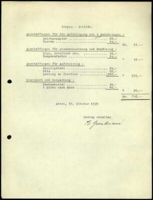 Liste; Tiryns-Schilde