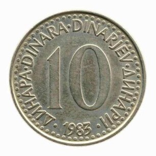 10 Dinar 1983