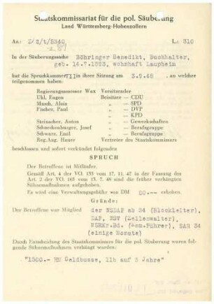 Böhringer, Benedikt
