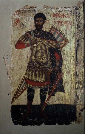 Patmos, Schatzkammer, Ikone des Heiligen Theodorus
