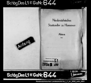 Sergius Sassenberg, Amtsschreiber zu Bückeburg, wider die Gebrüder Heinrich und Johann Neelmeier zu Rinteln betr. Schulden