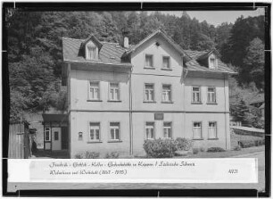Friedrich-Gottlob-Keller Gedenkstätte in Krippen. Wohnhaus