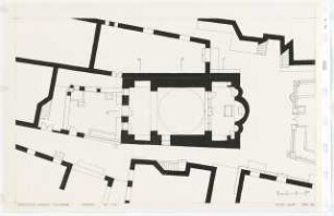 Kirchen auf Ios: Kirche, Archangelos Michail Taxiarchis, Grundriss 1:50