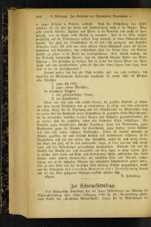 Zur Schulaufsichtsfrage