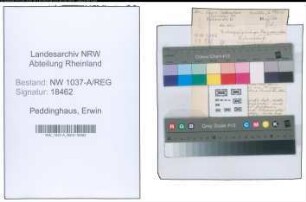 Entnazifizierung Erwin Peddinghaus , geb. 00.00.0000 ()