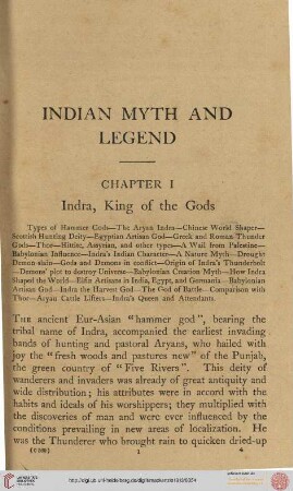 Indra, King of the Gods