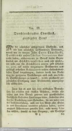 Nro. III.