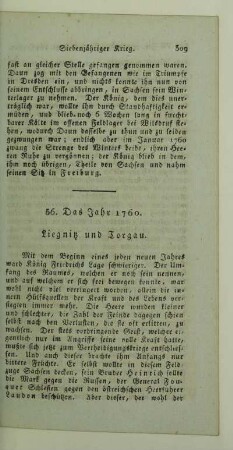 56. Das Jahr 1760. Liegnitz und Torgau