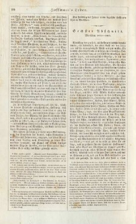 Sechster Abschnitt. Warschau 1804-1807.
