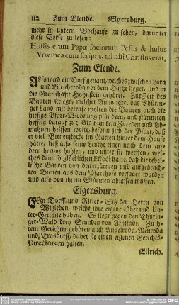 Zum Elende