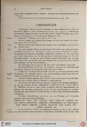 ⟦Oberbergen⟧