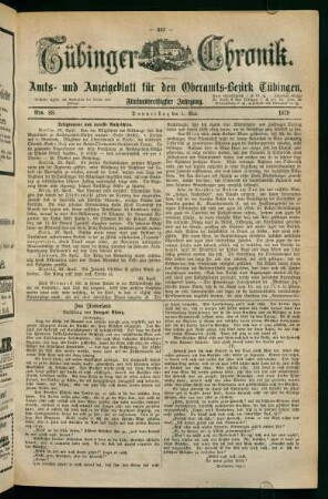 1. Mai (Nro. 88) - 6. Mai (Nro. 92)