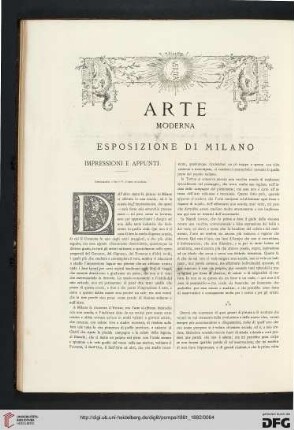 1: Esposizione di Milano, [2] : impressioni e appunti
