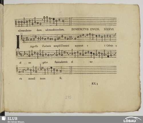 XXXVI. Ducis, Benedictus: Ingresso Zacharia