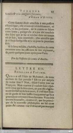 Lettre XII