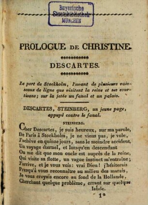 Stockholm, Fontainebleau et Rome : trilogie dramatique sur la vie de Christine ; cinq actes en vers, avec prologue et epilogue