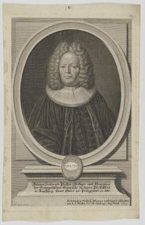 Bildnis des Johann Friderich Pfeffel