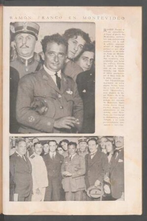 Ramón Franco en Montevideo