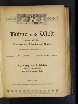 IX. Jahrgang, II. Halbjahr