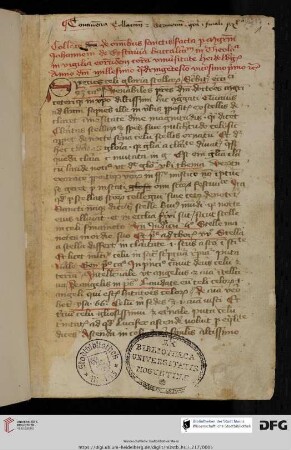 Johannes Muratoris de Eichstätt, Collatio de omnibus sanctis (1421)