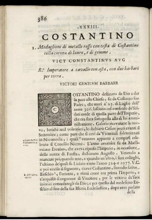 XXXIII. Costantino