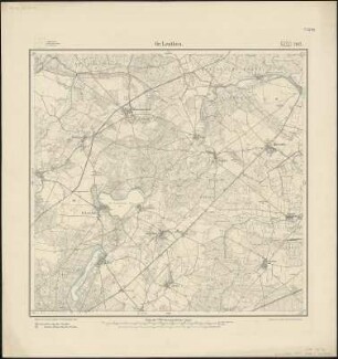 Meßtischblatt 2182 : Gr. Leuthen, 1903 : Gr. Leuthen. - Aufn. 1901. - 1:25000. - [Berlin]: Reichsamt für Landesaufnahme, 1903. - 1 Kt.