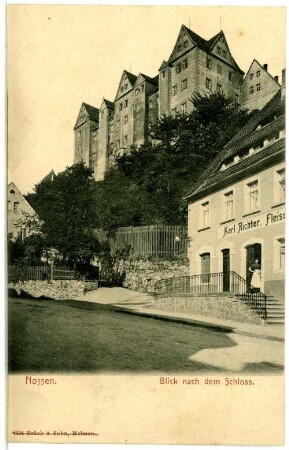 Nossen. Blick zum Schloss